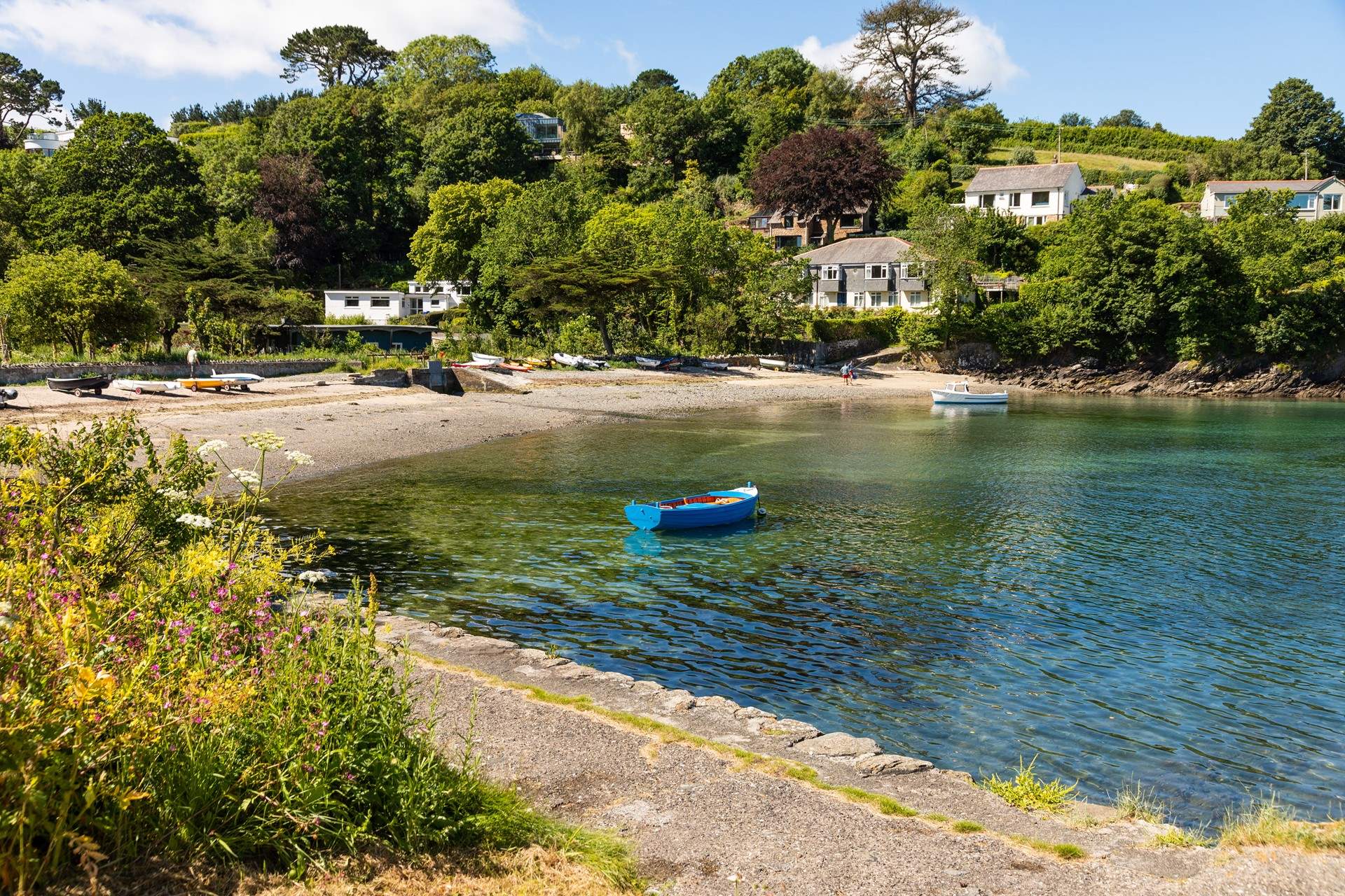 Endless tropical coves along the Helford await. 