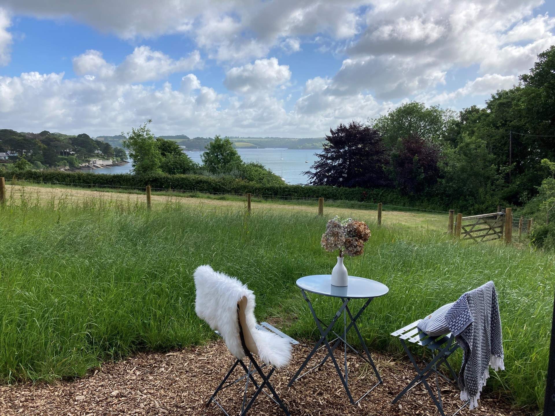 Sink into the dreamy view of Restronguet Creek in Mylor. One of Cornwall's truly beautiful, hidden gems. 