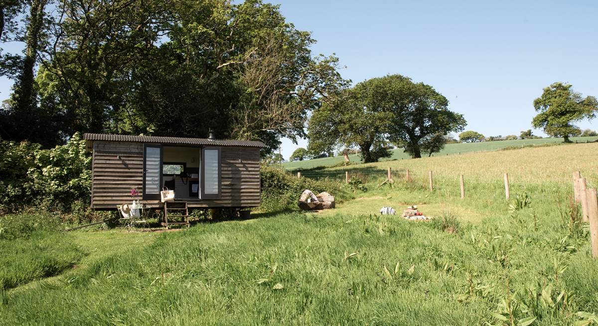The perfect hideaway for two guests and their tiny companion. 