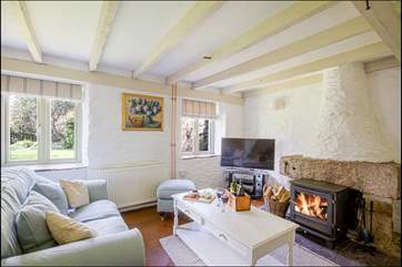Comfy sofas are calling to be relaxed on.