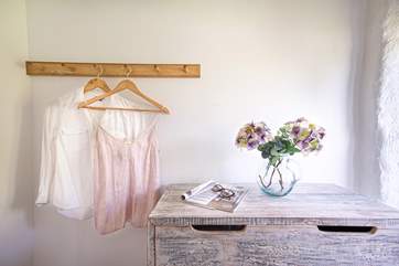 There is plenty of storage for all your holiday clothes.