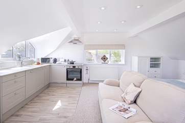 This light and airy studio is a wonderful retreat.