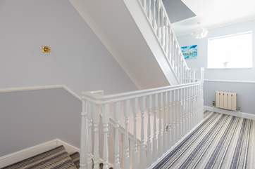 Venture upstairs to discover the other bedrooms.