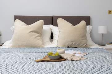 Enjoy breakfast in the comfort of your bed.