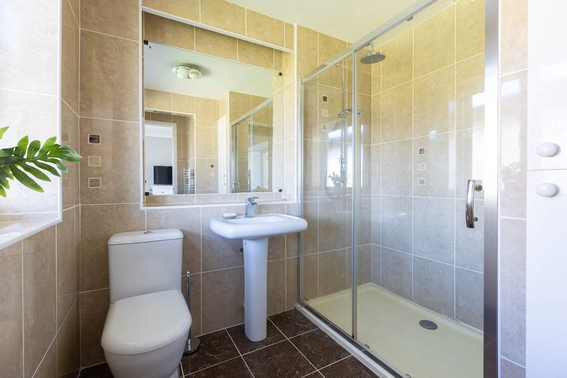 The bedroom also comes equipped with an excellent en suite.
