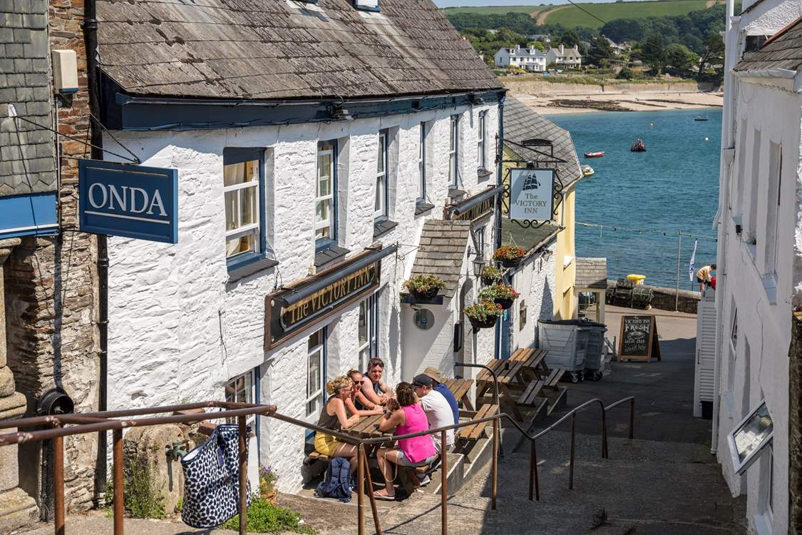 Hop on the ferry and head over to the idyllic village of St Mawes.