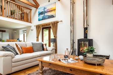 The toasty wood-burner makes this the perfect retreat for those out-of-season breaks.