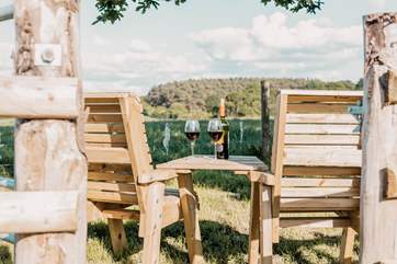 Sit and gaze at the surrounding Somerset countryside and listen to the birdsong and occasional bleat of a sheep.