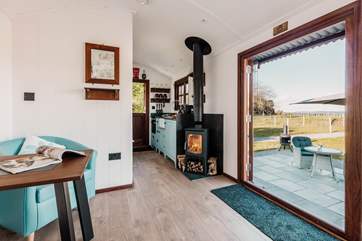 Simply gorgeous interiors finished off with a magical view!
