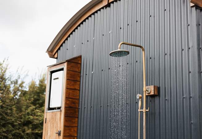 Or why not shower alfresco!? 