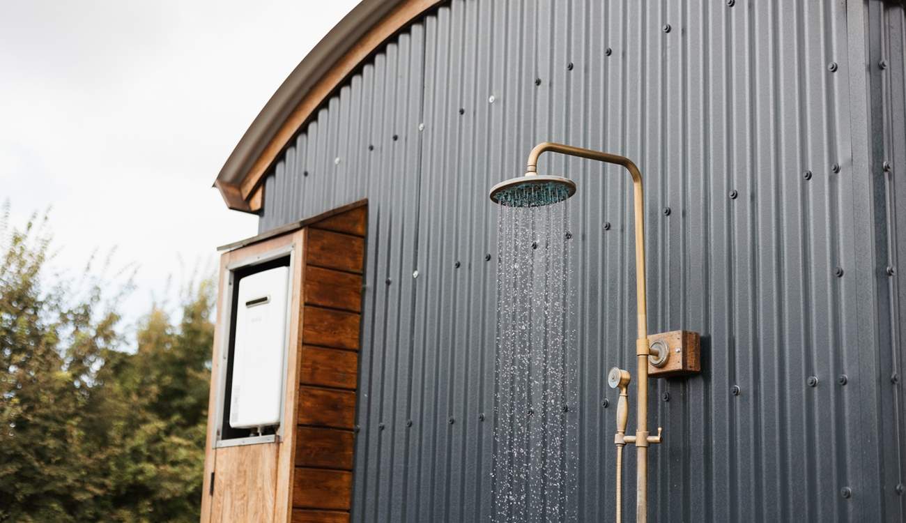 Or why not shower al fresco? 