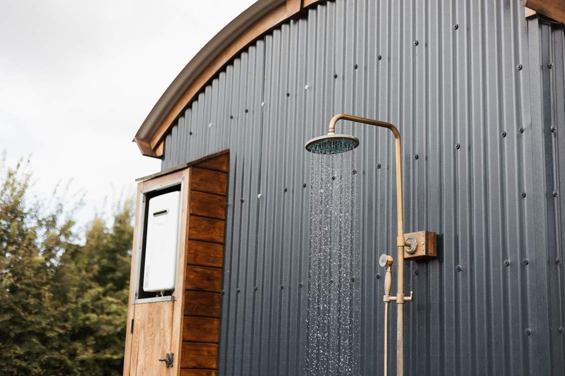 Or why not shower al fresco?