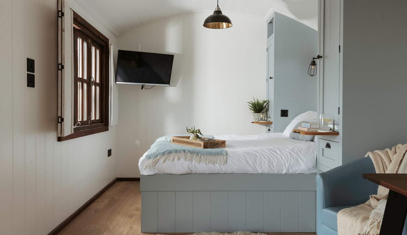 The interiors create a calm setting for your long-awaited getaway. 