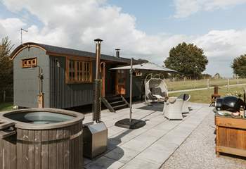 Welcome to The Whistle, our luxury shepherd's hut in Somerset. 