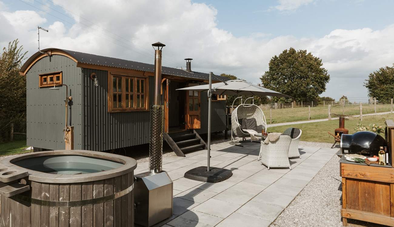 Welcome to The Whistle, our luxury shepherd's hut in Somerset. 