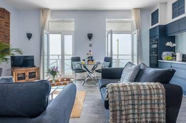 Middle Deck with gorgeous sea views over the English Channel.