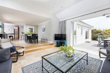 The open plan living space flows beautifully.