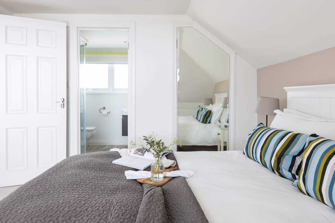 Bedroom 4 has the added benefit of a super en suite shower-room.