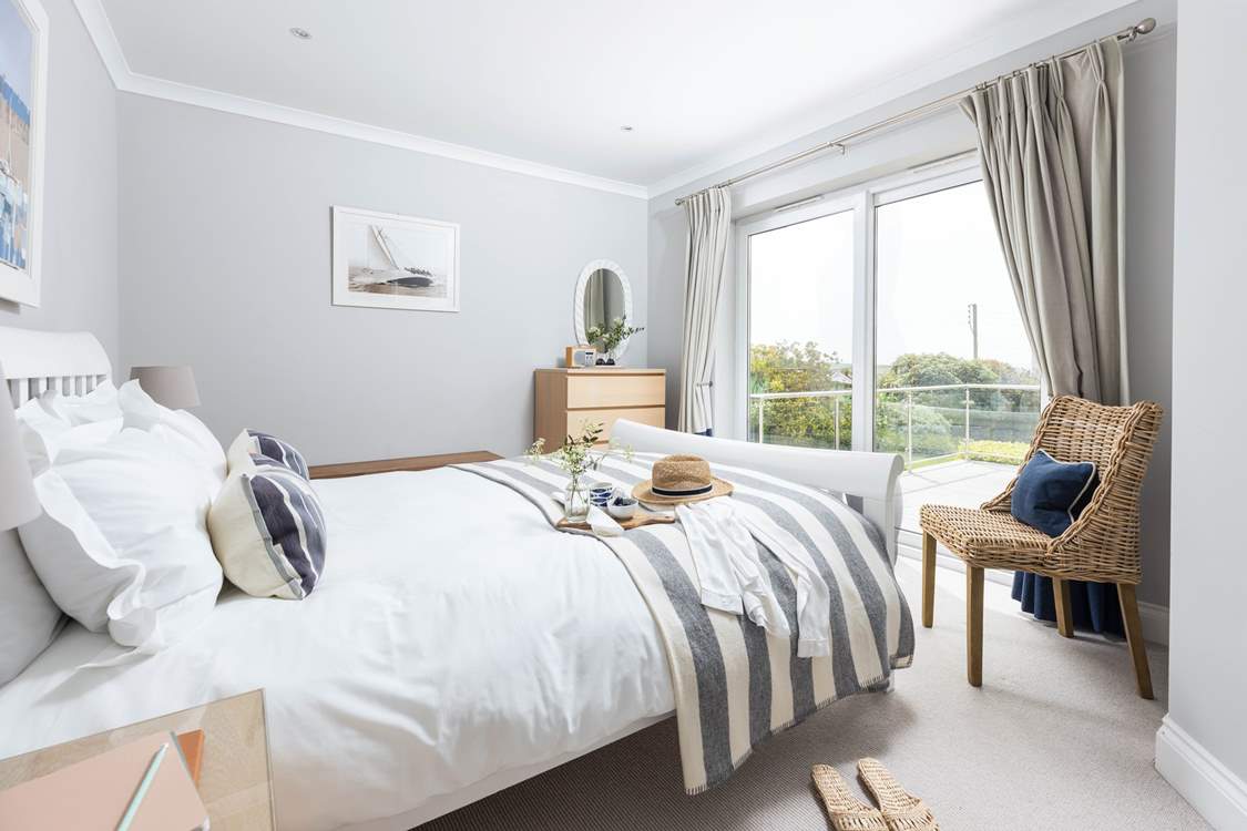 Each bedroom is beautifully furnished with luxury linens and super comfy beds.