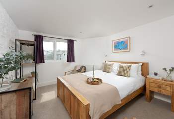 Bedroom five is located on the first floor. It has a comfy king-size bed and also has a fabulous en suite shower-room. 