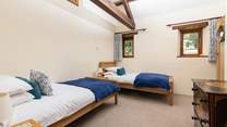 Bedroom 3 is a twin bedded room.