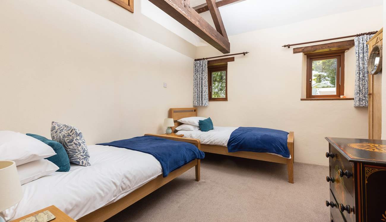 Bedroom 3 is a twin bedded room.