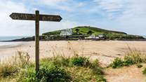 Burgh Island is an iconic landmark and a stroll away.