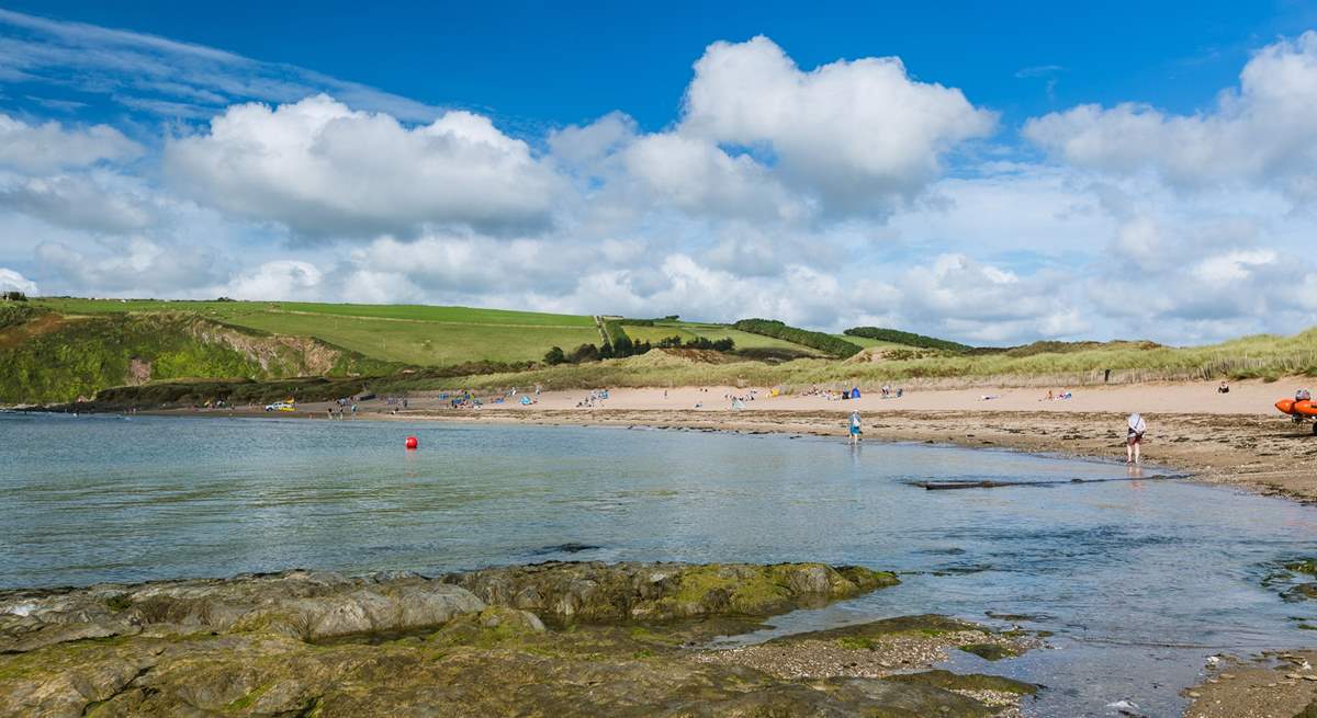 Walkers should pull on their walking boots and follow the scenic coast path.