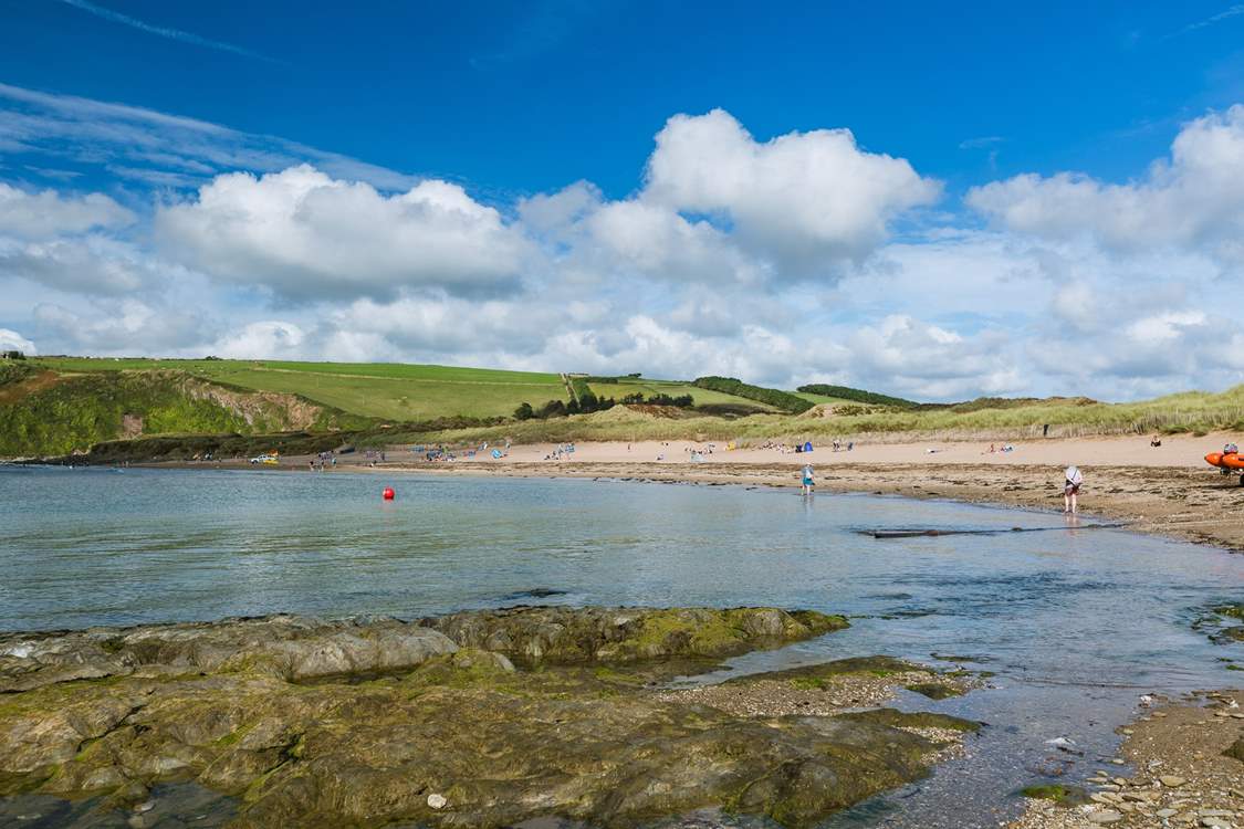 Walkers should pull on their walking boots and follow the scenic coast path.