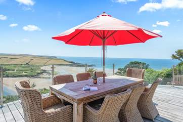 Dining alfresco is such a treat.