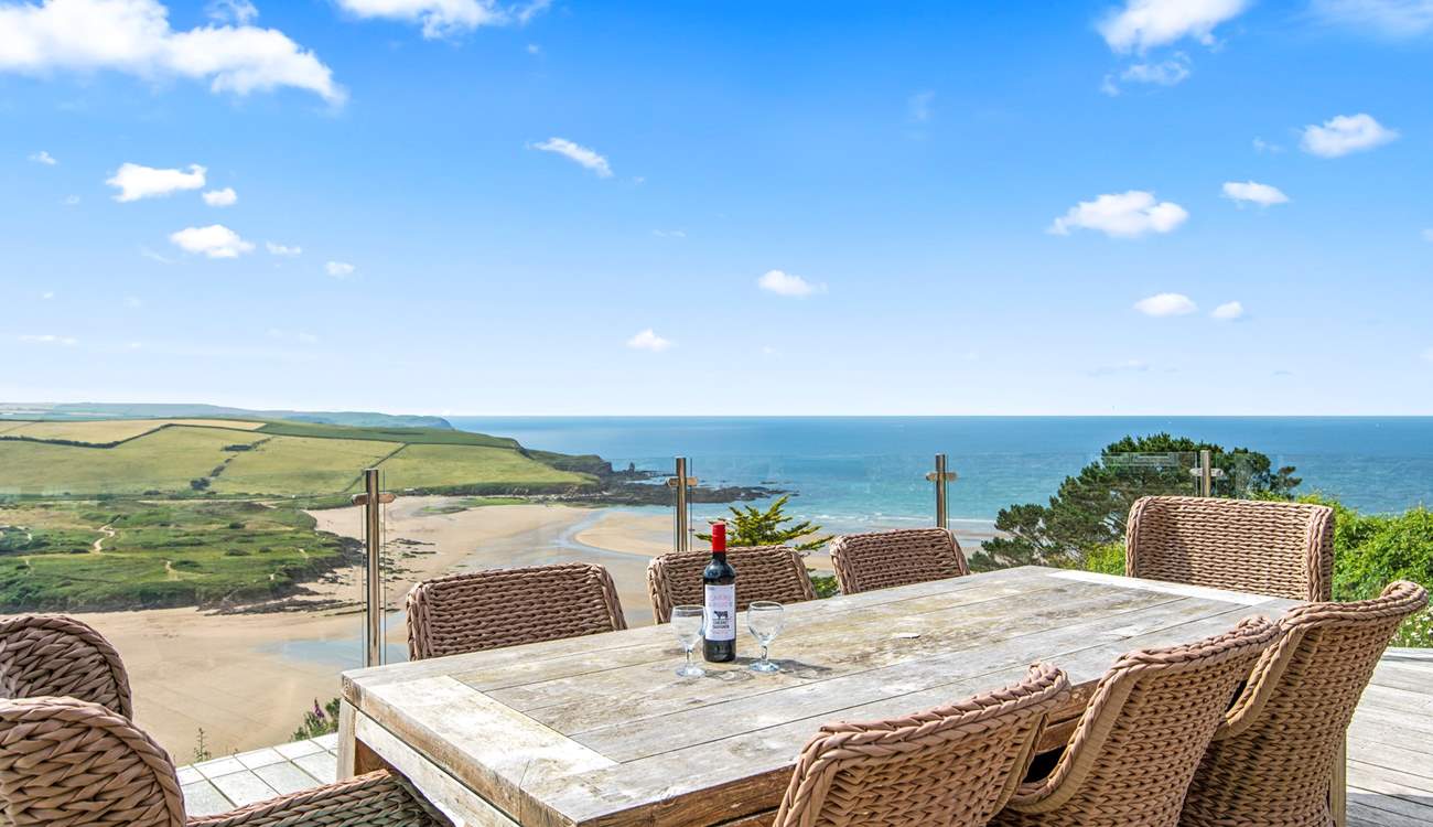 The perfect place for al fresco dining from dawn until dusk.