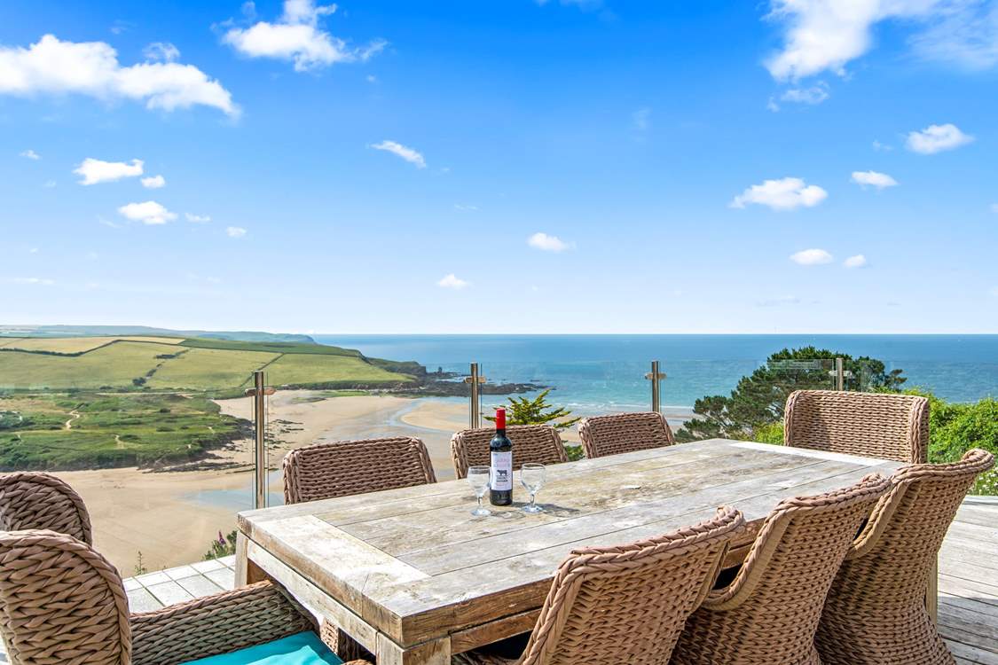 The perfect place for al fresco dining from dawn until dusk.
