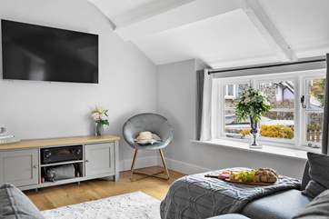 Beautifully furnished in soft pastel shades, the cottage is a delight.