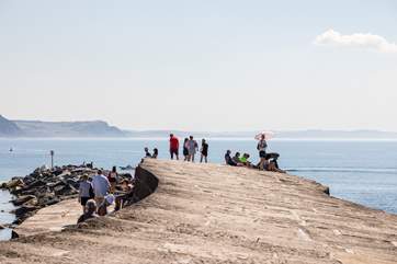 Spend the day in Lyme Regis and see the iconic Cobb.
