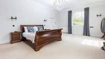 The supremely spacious bedroom five is a brilliant room.