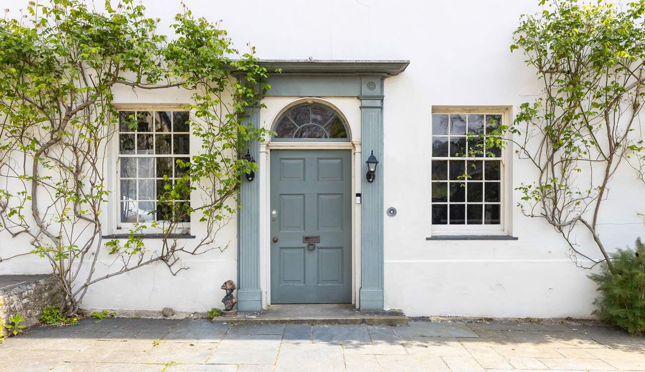 Start your holiday by entering through the fabulous front door.