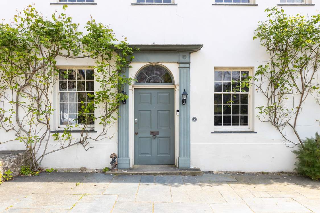 Start your holiday by entering through the fabulous front door.