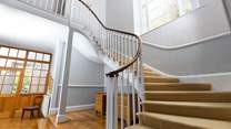 Venture up the wonderful staircase and discover Trafalgar Barton's inviting bedrooms.