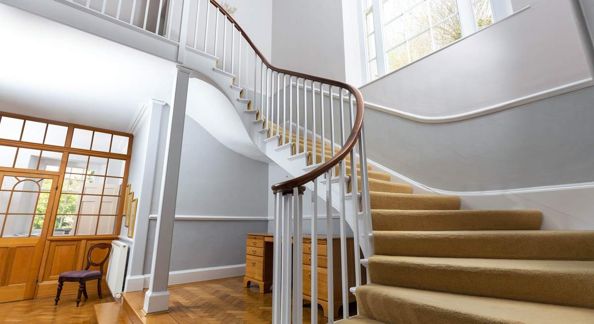 Venture up the wonderful staircase and discover Trafalgar Barton's inviting bedrooms.