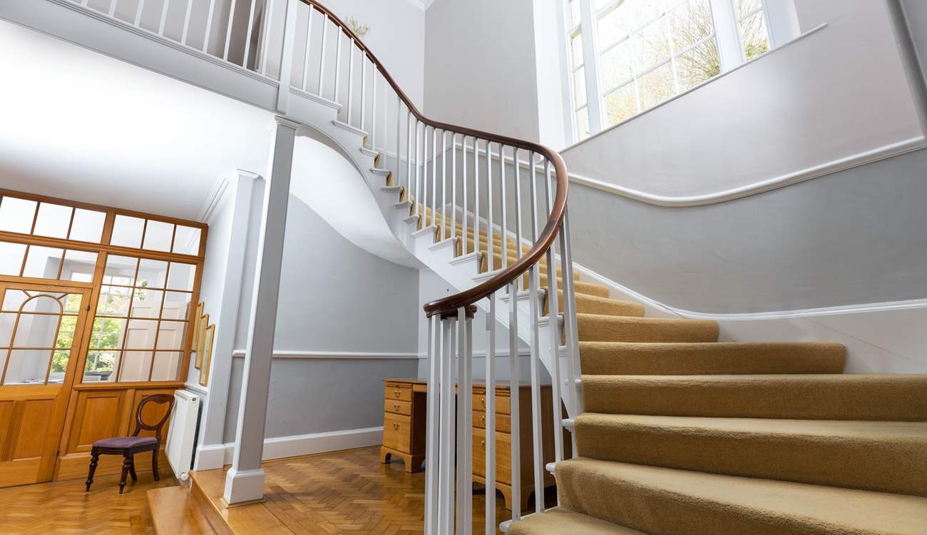 Venture up the wonderful staircase and discover Trafalgar Barton's inviting bedrooms.