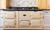 The fantastic Aga is great for hearty stews and warming casseroles. - Thumbnail Image