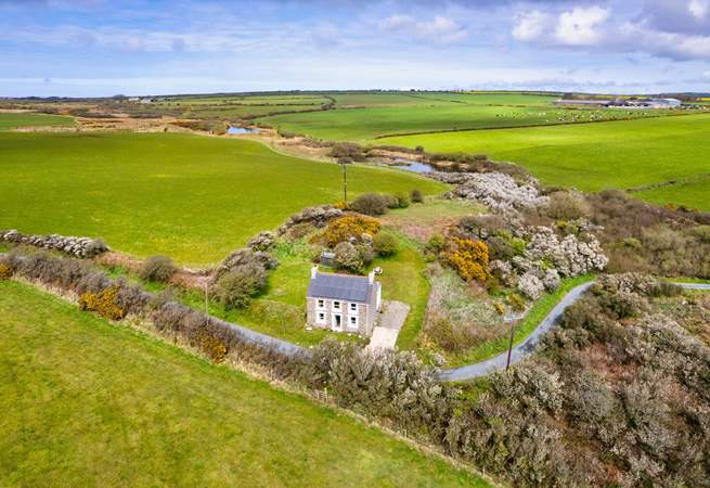 Surrounded by rolling meadows, near the sea. The perfect Welsh retreat. 