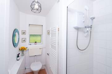 The shower-room.