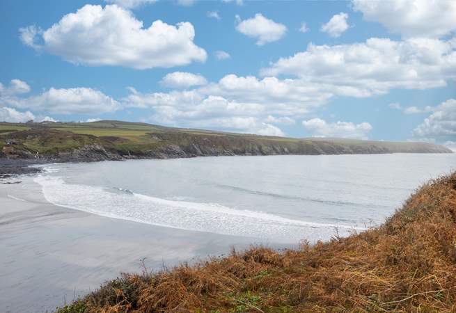 Beautiful Abereiddy beach.