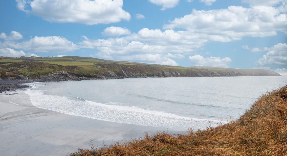 Beautiful Abereiddy beach.