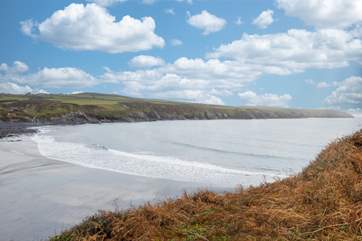 Beautiful Abereiddy beach.