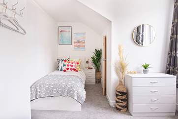 There is plenty of space in the charming single room with a secret children's play den (Bedroom 3).