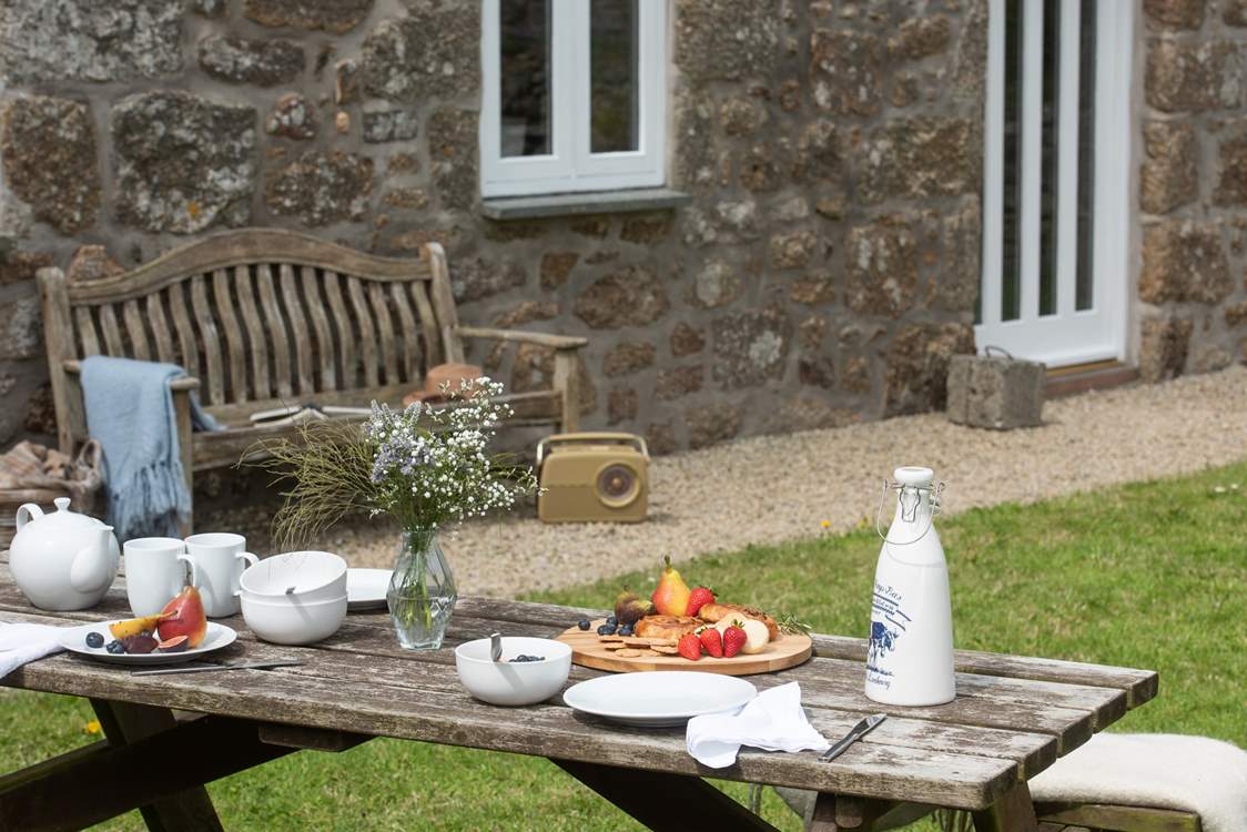 Enjoy the wonderful outside space.