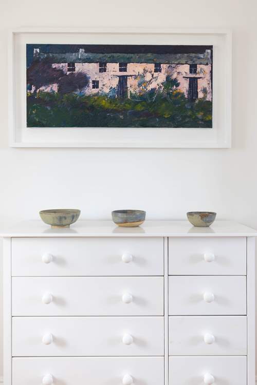 The owner of Mowhay Barn is a well-known local artist.