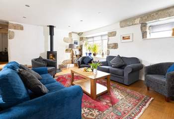 Mowhay Barn has so much space for the family to relax.